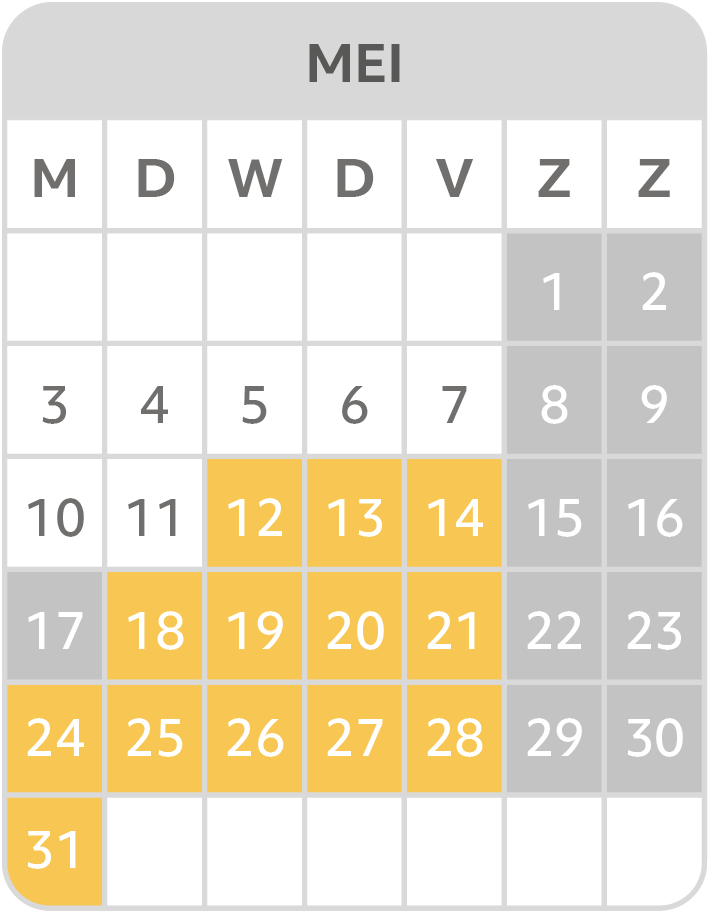 NU AANMELDEN 2027-MEI Nu Aanmelden 2027 Mei
